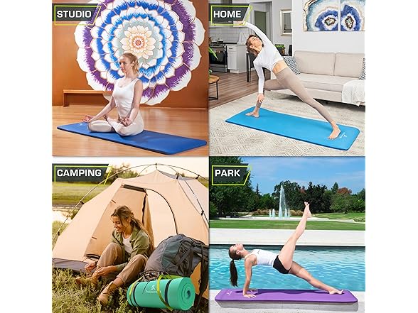 ProsourceFit Pilates Mat 1" (25mm), 71in Long