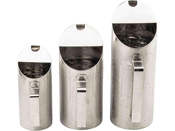 TableCraft 12812 Premium Stainless Steel Pitcher Silver 