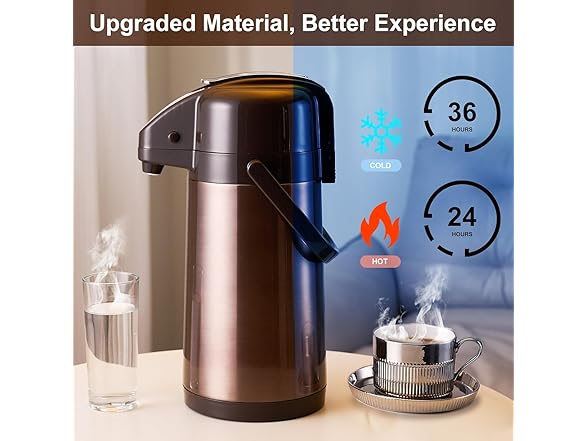 Coffee Carafe with Double Pump