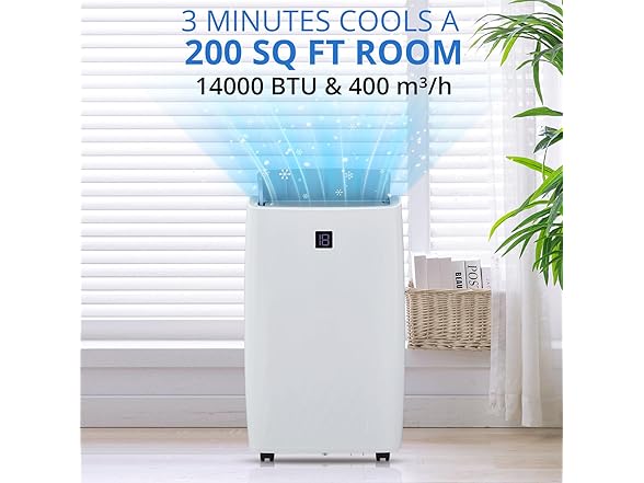 Takywep 14000BTU Portable Air Conditioners- 750 SqFt