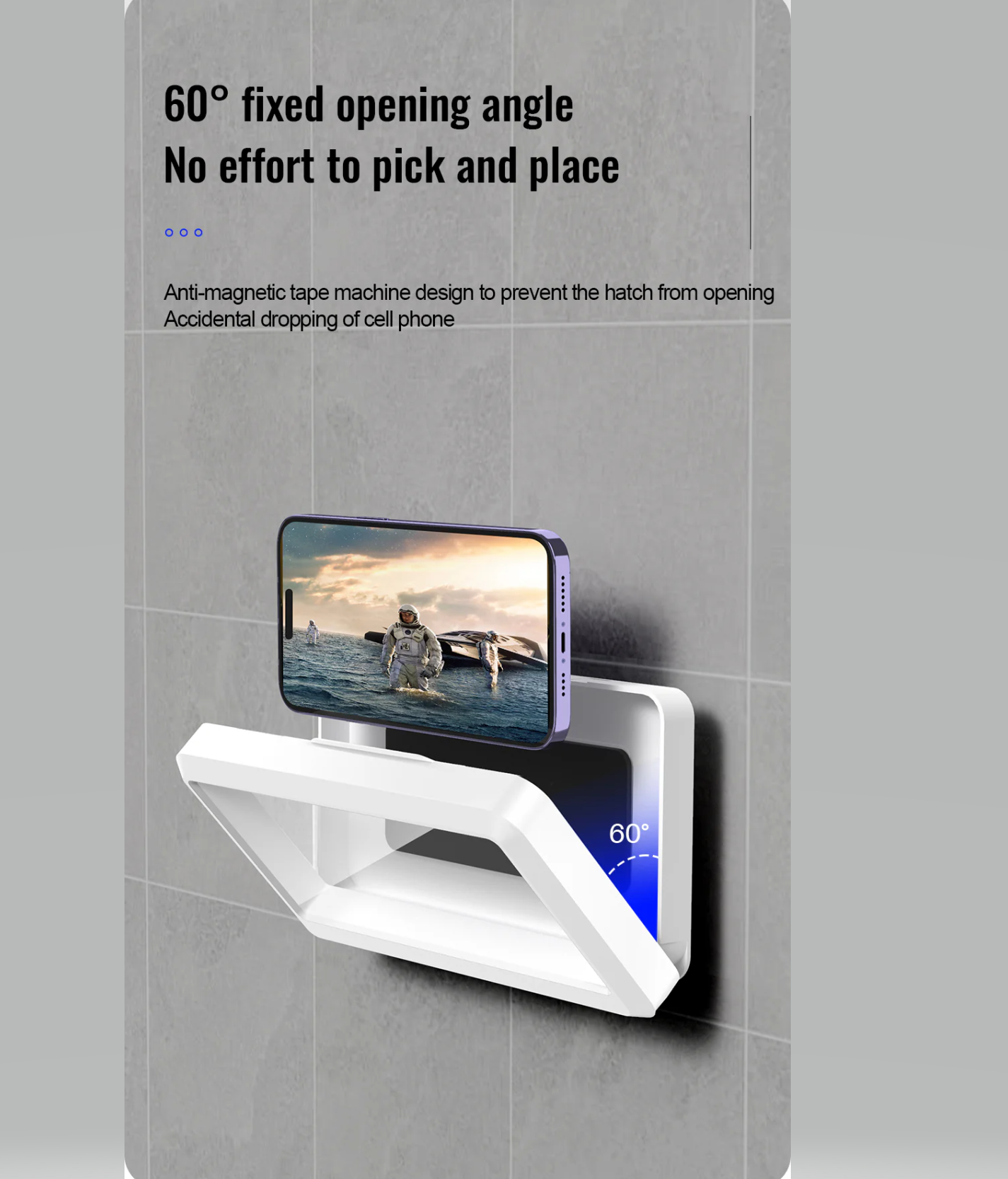 Waterproof Shower 360Degree Phone Holder - Gallery 27