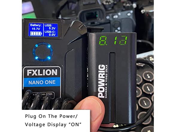 LCD Voltage Display D-tap/P-tap