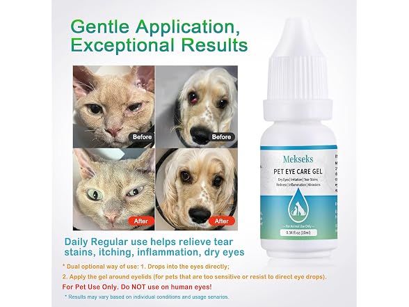 Mekseks Pet Eye Care Gel Drop for Dogs - Gallery 6