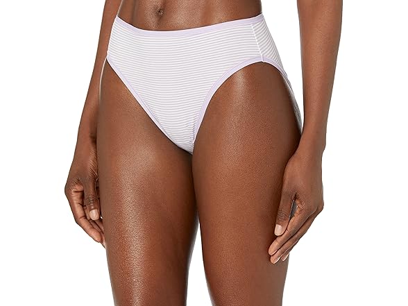 Cotton High Leg Brief Underwear, Pack of 6