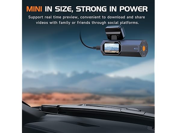 Veement 2.5K Dash Cam Front WiFi WDR