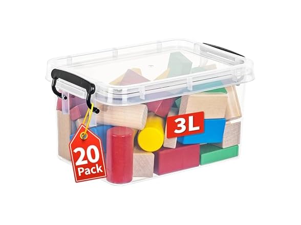 Cetomo Storage Box 3L Clear 20pk