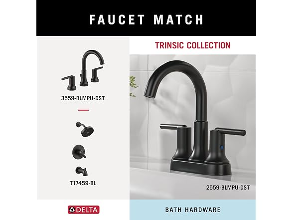 Delta 75935-BL Delta Towel Hook Matte Black
