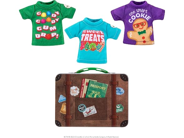 The Elf on the Shelf Claus Couture Sweet Treat 3-Shirt Set