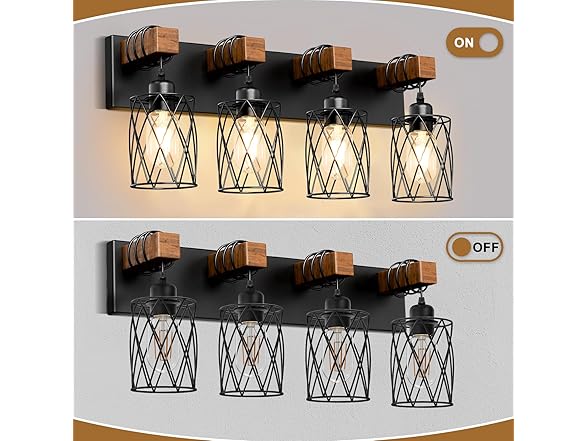 IZORRO Farmhouse Bathroom Vanity Light