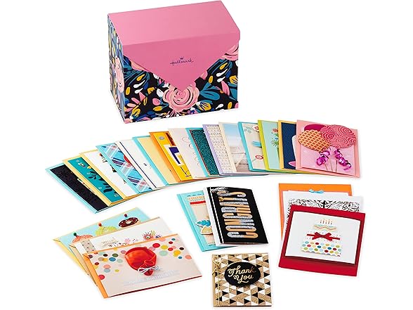 Pack of 24 Handmade Assorted Boxed Greeting Cards