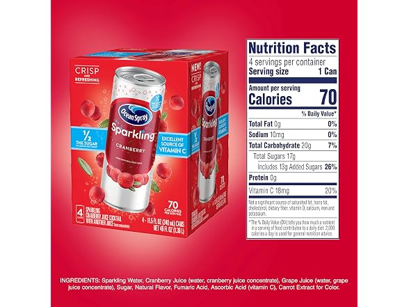 Ocean Spray® Sparkling Cranberry Juice
