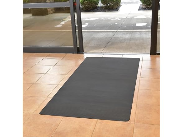 Dimex Indoor/Outdoor Heavy-Duty Scraper Mat, Black