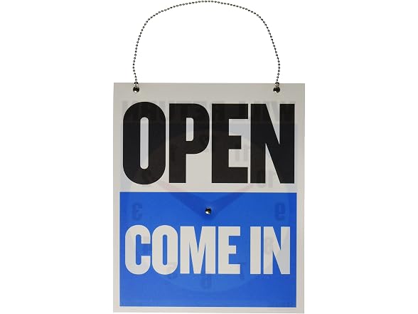 BAZIC 7.5"x9" "Will Return" Clock Sign (Case of 24)