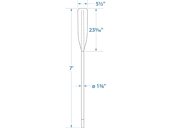 Seachoice 7 Ft. Synthetic Paddle