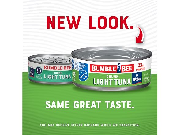Bumble Bee Chunk Light Tuna In Water, 5 oz Cans