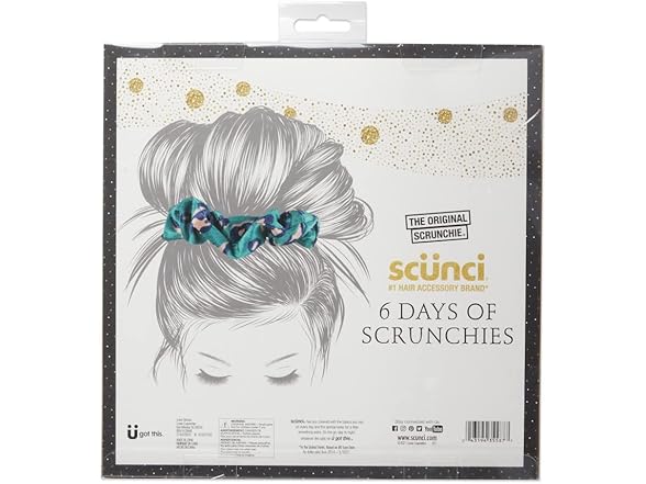 Scunci The Original Scrunchie® Six Days of Scrunch