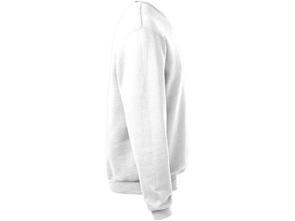 Soffe Mens Crew Neck Sweatshirt White (M)