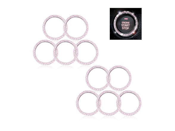 Zone Tech Pink Ring Emblem Sticker 10Pk