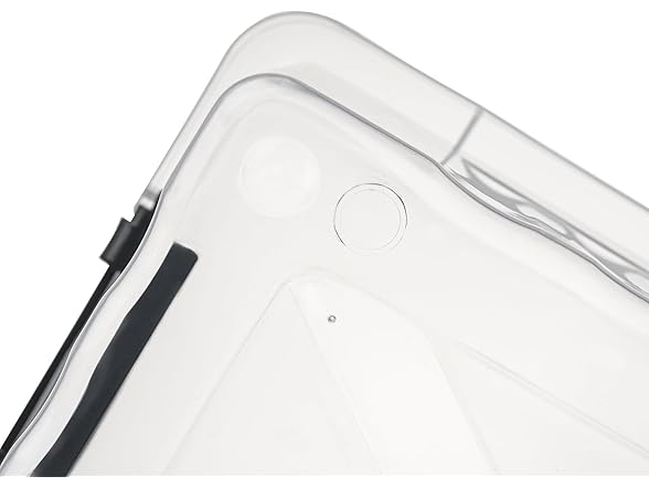 Cetomo 18Qt Lidded Stackable Storage Box, Pack of 6