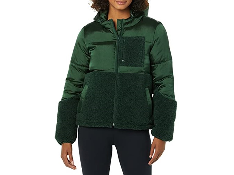 Amazon Essentials Womens Sherpa Fleece Puffer Jacket - Gallery 15