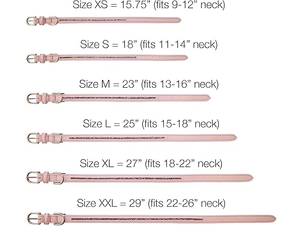 Roxy - The Crystal Bling Collar, Blush