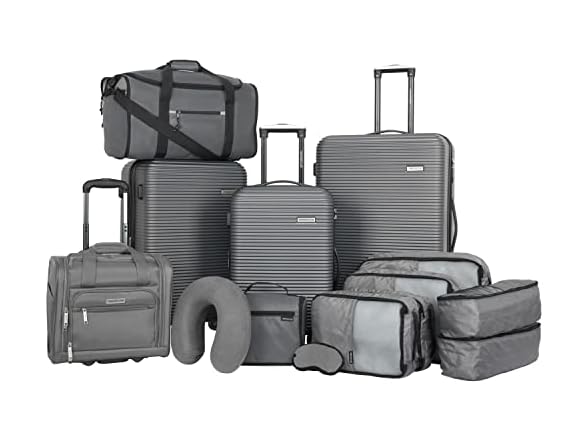 Travelers Club Travelers 14 Piece Riddock Luggage