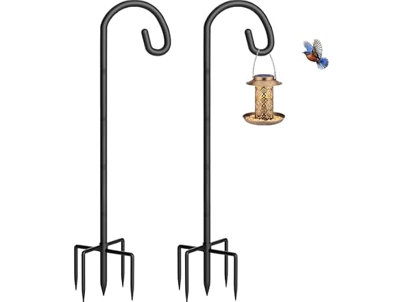 Gientan Bird Shepherds Hooks for Outdoor
