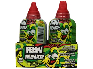 $5.49, Was $7.7339, 29% Off! 4PK PELONAZO Candy, Tamarind Push-Pops, 14.1 Oz dealfomo