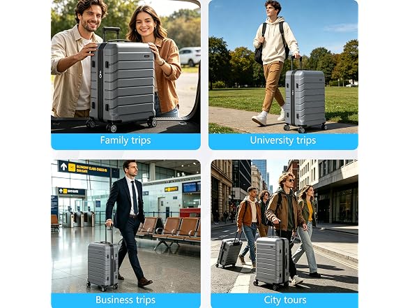 ExoRoute 3-Piece Hardshell Luggage Set