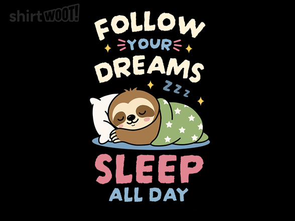 Follow Your Dreams, Sleep All Day