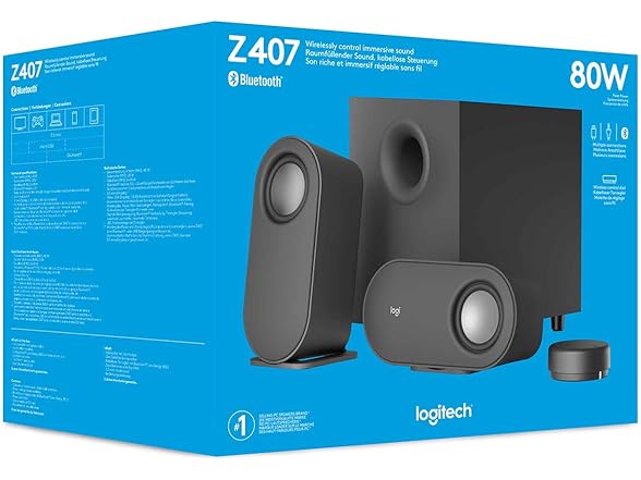 Logitech Z407 Bluetooth Speakers with Subwoofer