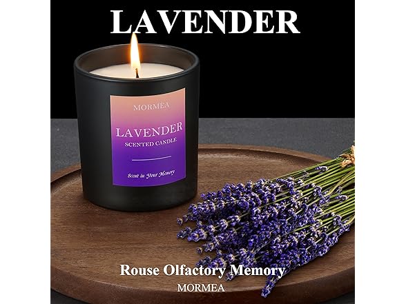 MORMEA Scented Candles, Lavender