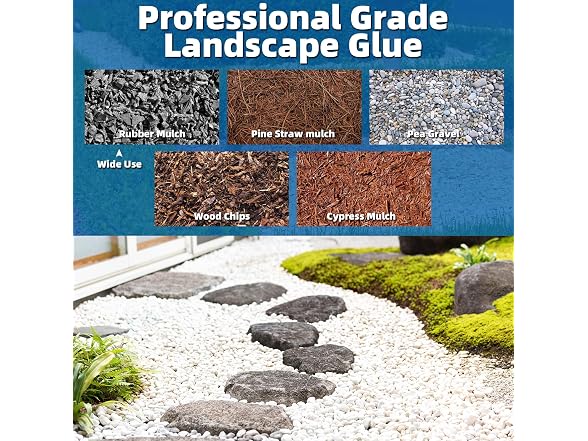 Shabebe 1 Gallon Mulch Glue