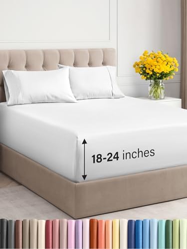 4 Piece Extra Deep Breathable Sheet Set