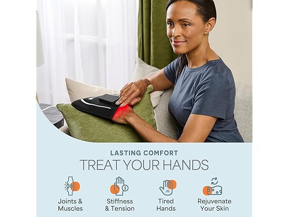 LifePro AllevaGlove Red Light Hand Therapy