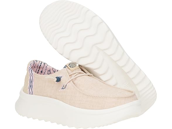 Hey Dude Wendy Peak Chambray Woven Women's Shoes