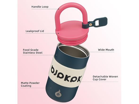 BJPKPK 13oz Insulated Tumbler Navy Blue