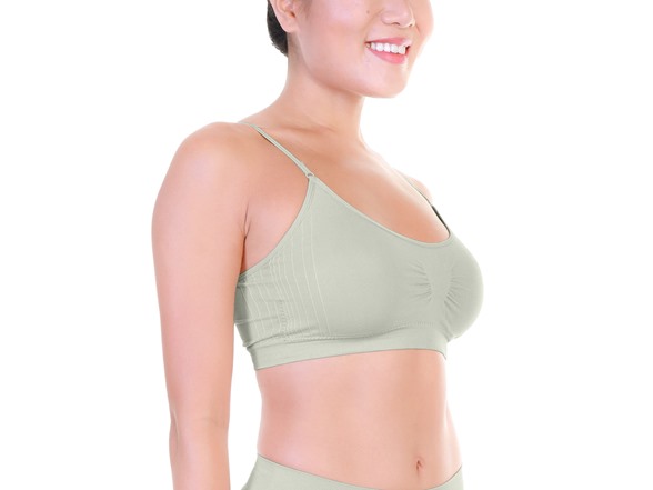 Angelina Seamless Wireless Bralette with Removable Pads (6-Pack)