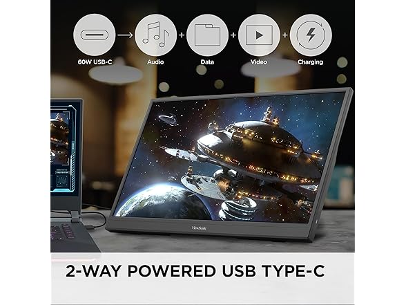 ViewSonic VX1754-S 17" IPS Portable Gaming Monitor