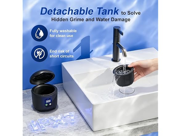 Newelkin Ultrasonic Retainer Cleaner Black
