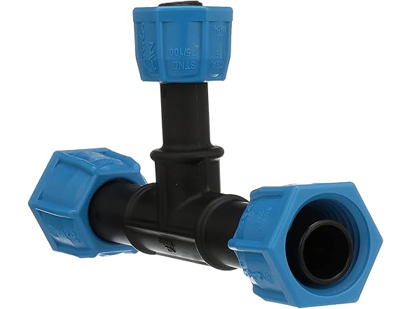 Watts 3/4" Poly-Pipe Tee, Black
