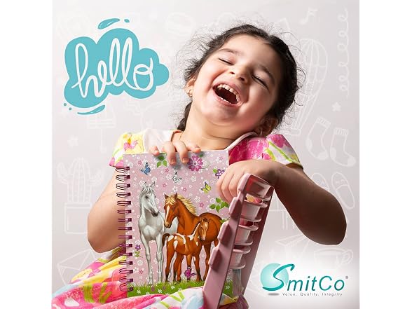 SMITCO Horse Scrapbook Kit for Girls