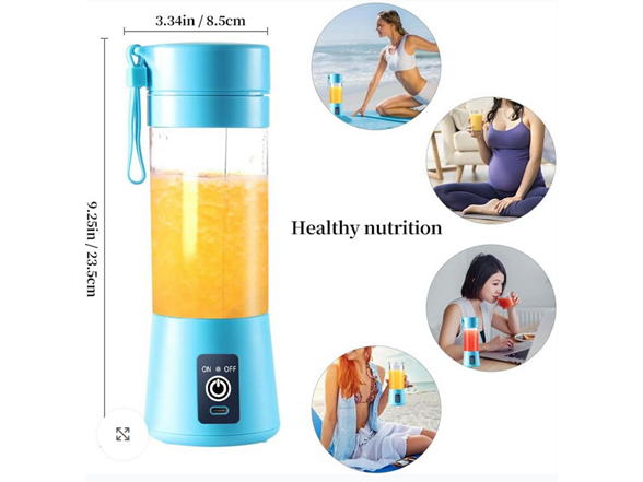 JUST MIX 3PX-MINIJUICER-Blue Just Mix - Go Mini Travel Juicer