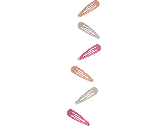 Goody Snap & Go Metal Contour Clips, 10 Count, Warm Tones