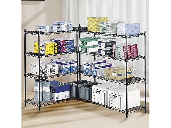 Healsmat Heavy Duty 4-Tier Shelving Units
