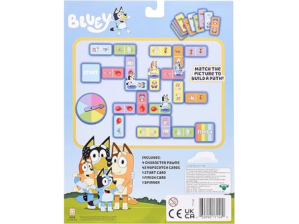 Bluey Hopscotch, Multicolor (17140)