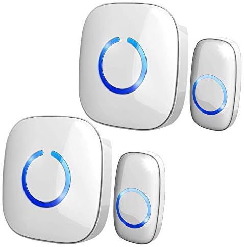 4 Pack Wireless Doorbell & Chime Kit 