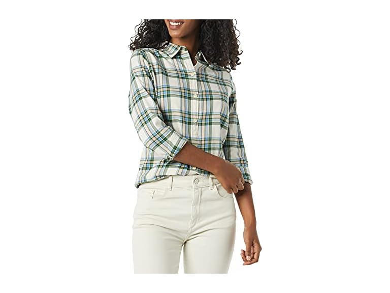 Amazon Essentials Women Long-sleeve Flannel Shirt