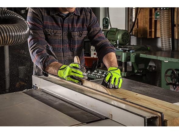 BOSS B52071 High-Vis Utility Synthetic Leather Palm