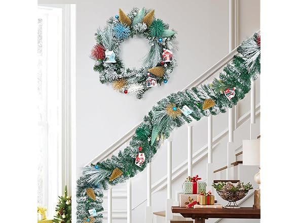 GarveeHome 24" Christmas Wreath